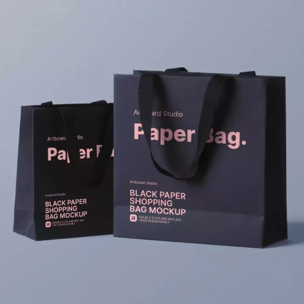 11” X 15” X 4” SWEDISH PAPER SHOPPING BAG-300 GSM