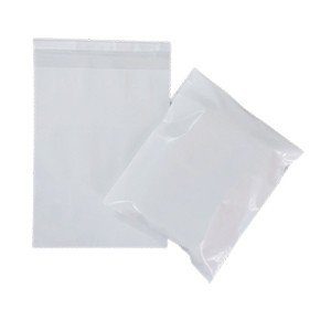 6"x8"+2" SECURITY WHITE POLY COURIER BAG.