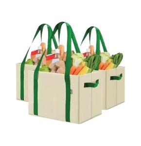 CUSTOMIZE GROCERY CANVAS COTON TOTE BAG