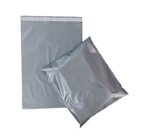 06"x06"+2" SLIVER POLY COURIER BAG