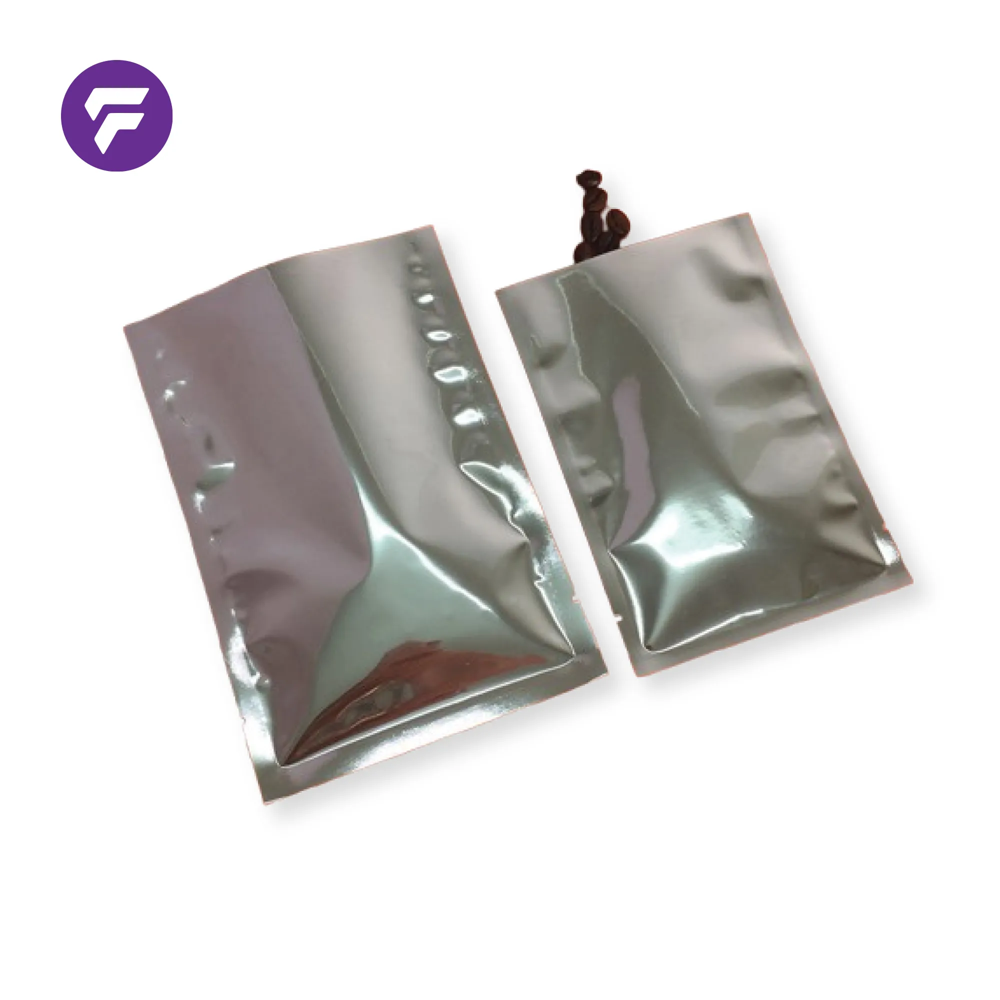 4" x 6" Silver Foil Pouch Pack