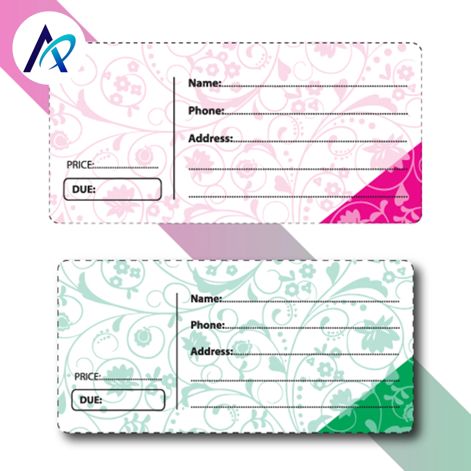 2.5" x 5" Contract Label