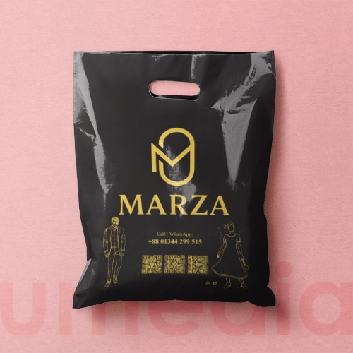 9" X 12" Reusable Custom D-Cut Shopping Bag