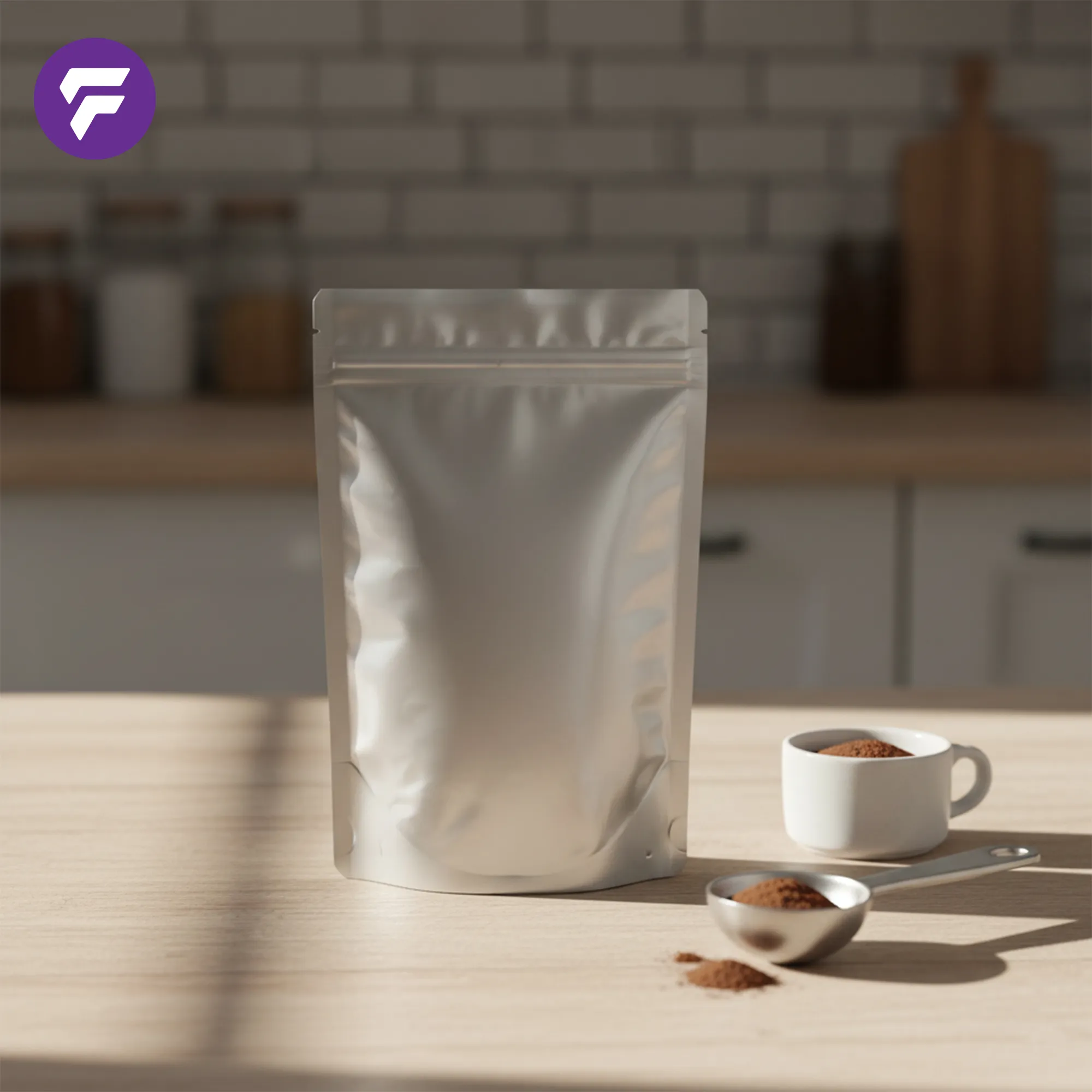 08" x 11" Standup Silver Pouch