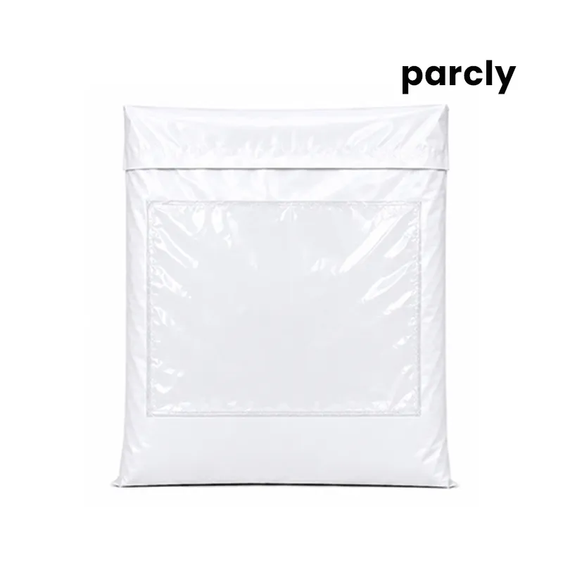 09"x12"+2" Invoice White Courier Poly Bag (13 mm)
