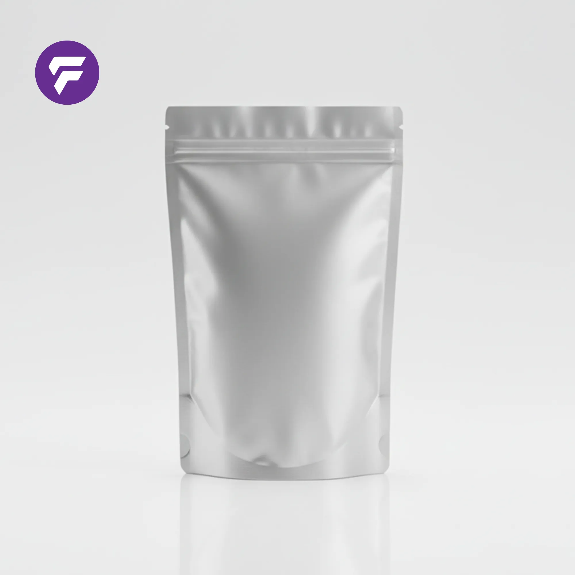 08" x 11" Standup Silver Pouch