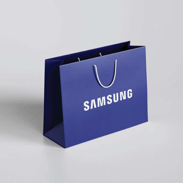 12” X 16” X 4.5” SWEDISH PAPER SHOPPING BAG- 300 GSM