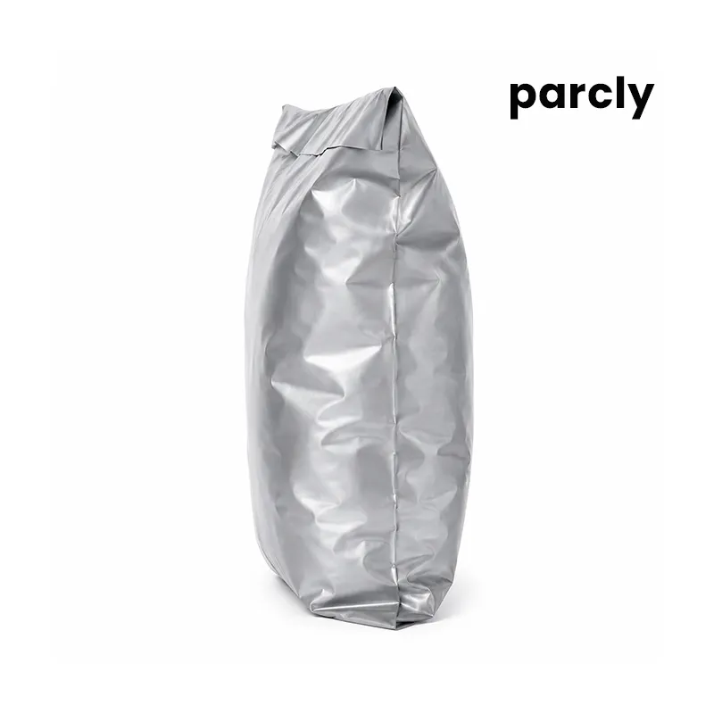08"x 10" + 02" Silver Courier Poly Bag (11 mm)