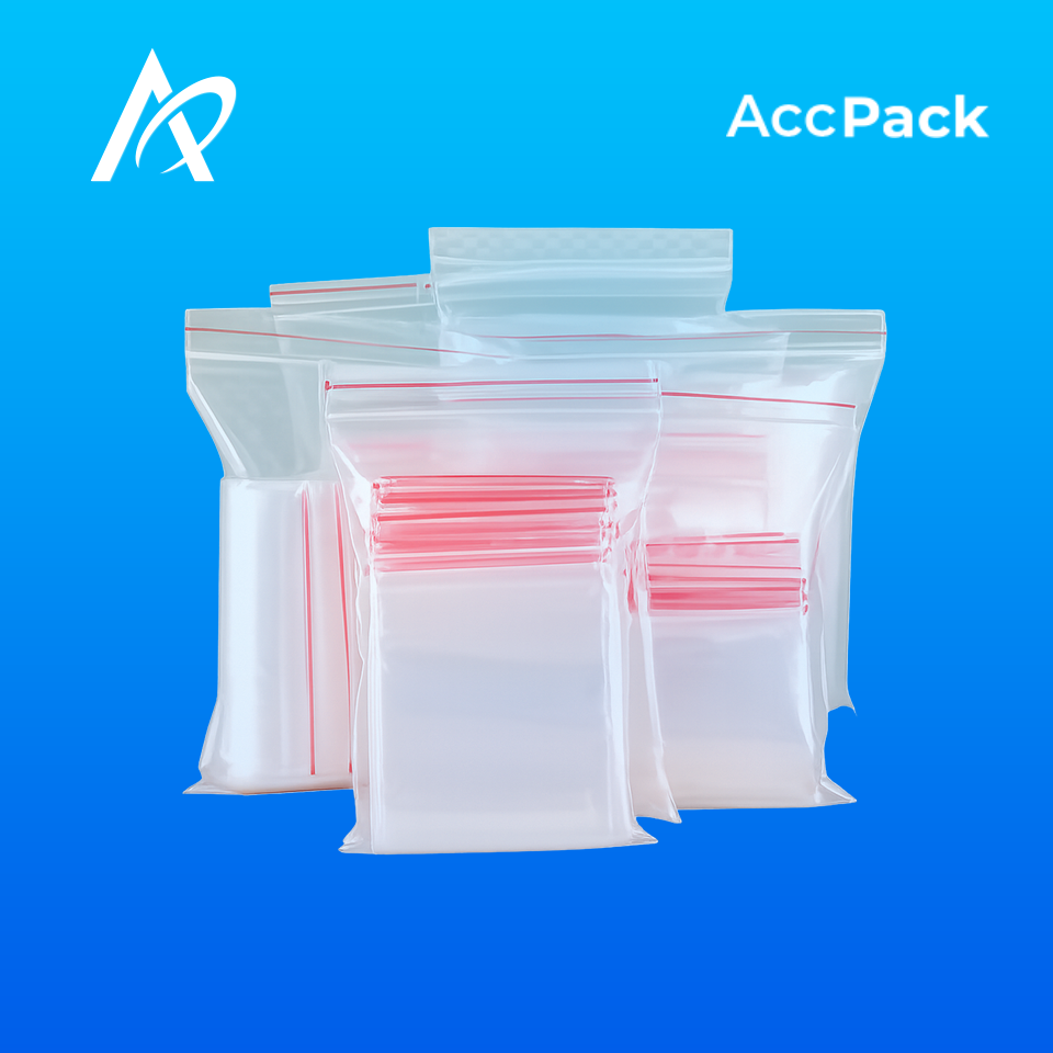 1.5" x 2" Transparent Zipper Bag