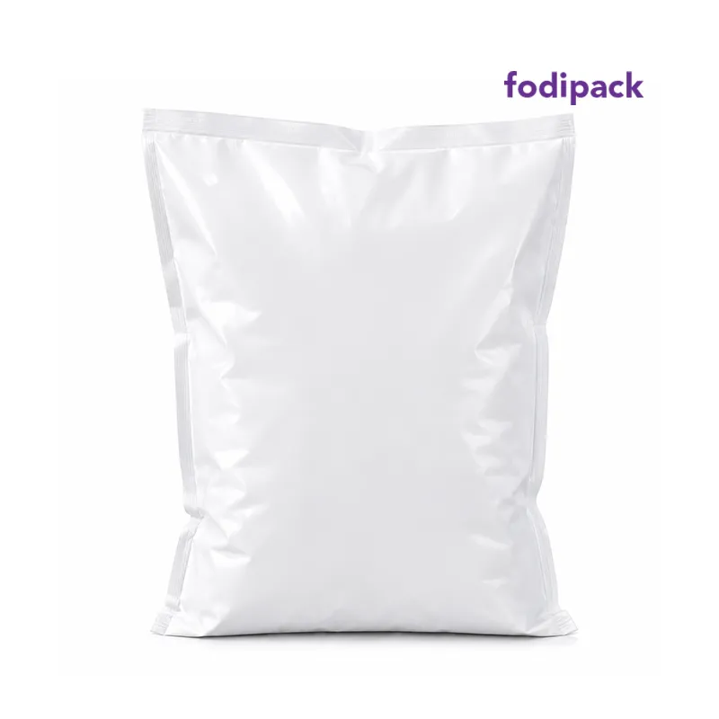 06" x 7.5" Milk Pouch Pack -(Inside Black & Outside White)