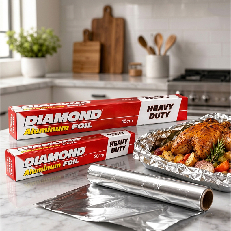37.5 SQ.FT. Aluminium Foil Food Wrapping Paper For Kitchen Use